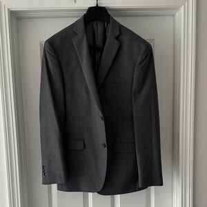 Alfani Charcoal Gray Two-Button Suit Jacket